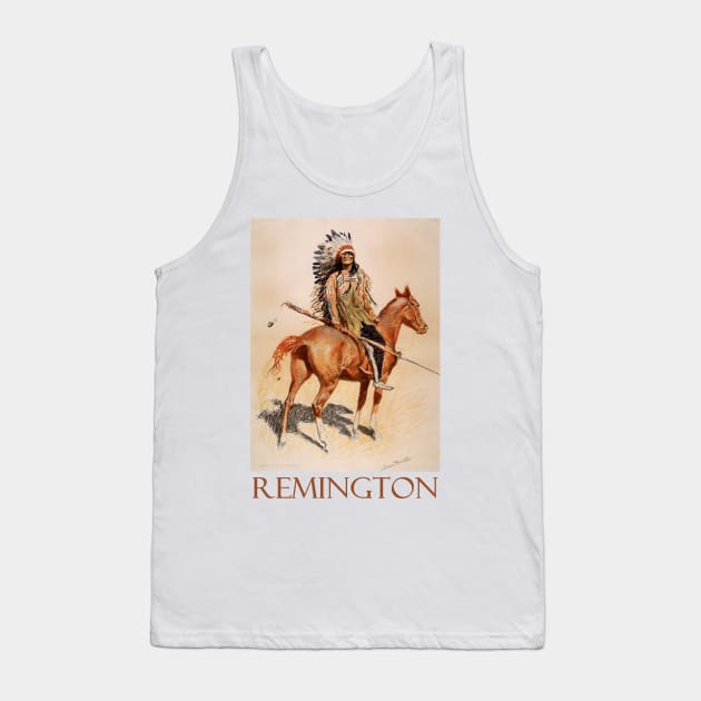 A Sioux Chief (1901) by Frederic Remington Tank Top by Naves